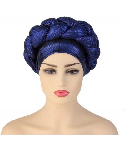 Skull Caps Muslim Undercap Hat Satin Scarf For Curly Hair Abaya For Women With Hijab Football Head Gear Under Hijab A-blue $7...