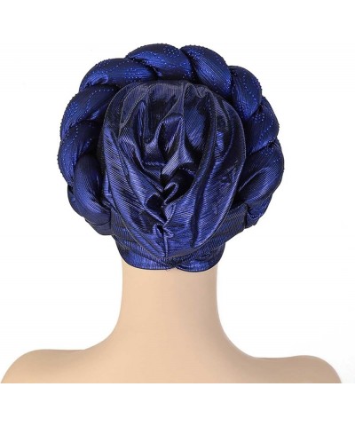 Skull Caps Muslim Undercap Hat Satin Scarf For Curly Hair Abaya For Women With Hijab Football Head Gear Under Hijab A-blue $7...