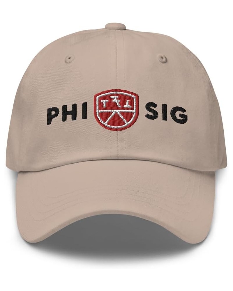 Phi Sigma Kappa Fraternity Classic Dad Hat - Premium Chino Cotton Twill Cap Stone Phi Sigma Kappa 3 $19.59 Baseball Caps