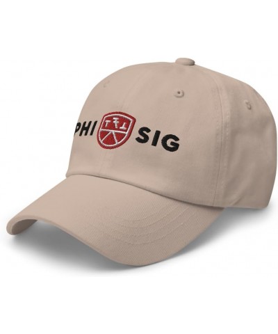 Phi Sigma Kappa Fraternity Classic Dad Hat - Premium Chino Cotton Twill Cap Stone Phi Sigma Kappa 3 $19.59 Baseball Caps