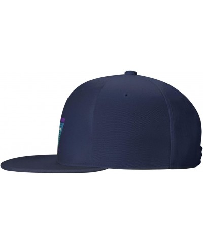 Only One Way Baseball Hats for Men Adjustable Dad Hat Gift for Men/Women Flat Bill Visor Snapback Hat,Navy Blue $11.57 Baseba...