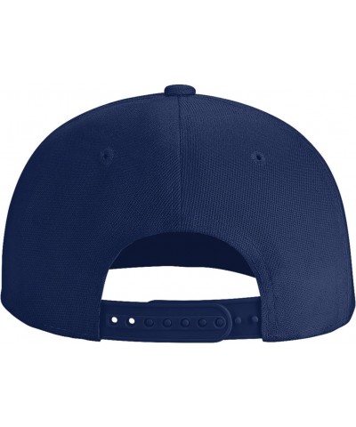 Only One Way Baseball Hats for Men Adjustable Dad Hat Gift for Men/Women Flat Bill Visor Snapback Hat,Navy Blue $11.57 Baseba...