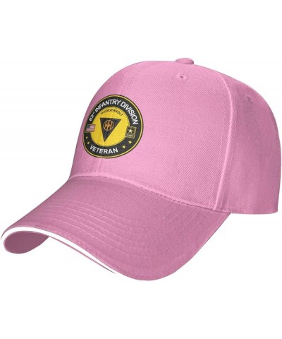 83rd Infantry Division Veteran Men and Women Adjustable Baseball Cap Pink $19.18 Baseball Caps