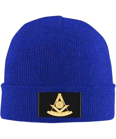 Past Master Jewel Beanie Hat Men Winter Knit Hat Women Slouchy Skull Cap Knitted Hat Sleep Caps Hedging Hat Black Blue $10.15...