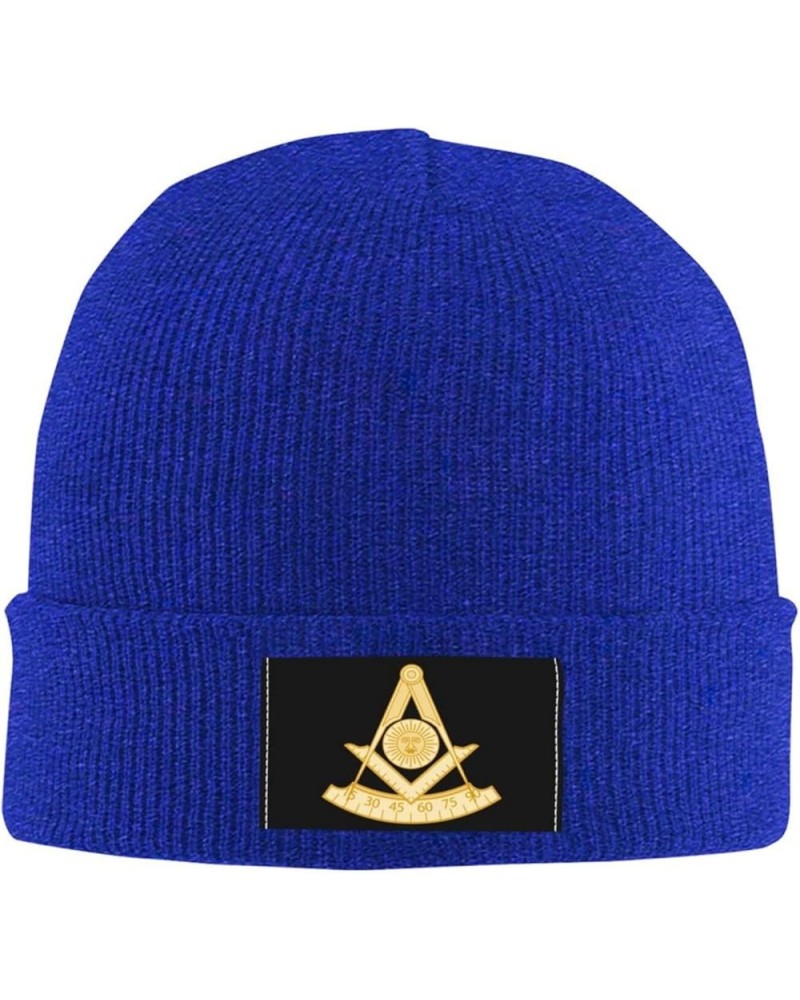 Past Master Jewel Beanie Hat Men Winter Knit Hat Women Slouchy Skull Cap Knitted Hat Sleep Caps Hedging Hat Black Blue $10.15...