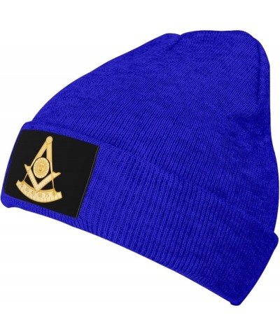 Past Master Jewel Beanie Hat Men Winter Knit Hat Women Slouchy Skull Cap Knitted Hat Sleep Caps Hedging Hat Black Blue $10.15...