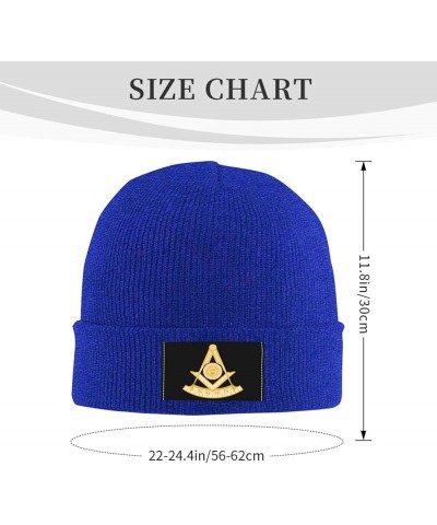 Past Master Jewel Beanie Hat Men Winter Knit Hat Women Slouchy Skull Cap Knitted Hat Sleep Caps Hedging Hat Black Blue $10.15...