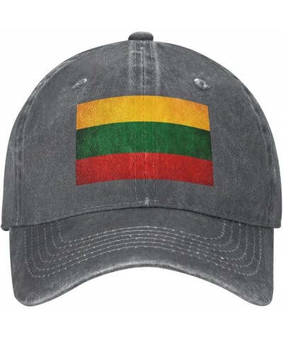 Lithuania Flag Unisex Classic Vintage Baseball Cap Mens Womens Trucker Hats Deep Heather $12.98 Baseball Caps