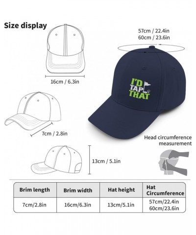 Baseball Caps I'd tap That Trucker Hats for Men Fashion Polyester Snapbacks Navy-classic Cap (Printing) $12.86 Baseball Caps