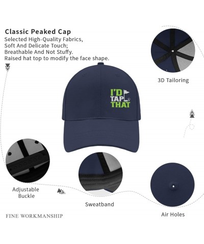 Baseball Caps I'd tap That Trucker Hats for Men Fashion Polyester Snapbacks Navy-classic Cap (Printing) $12.86 Baseball Caps