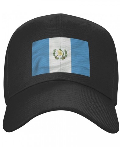 Guatemala Flag Classic Duckbill Caps for Stylish Sun Protection Black $11.68 Baseball Caps