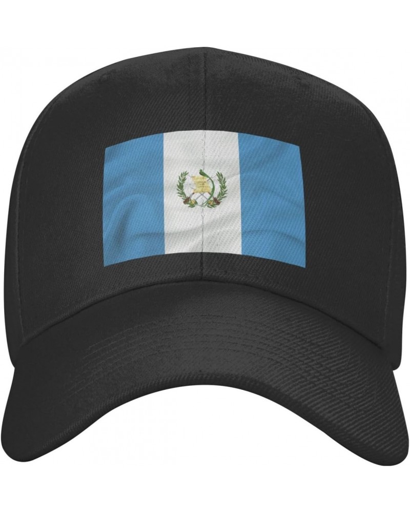 Guatemala Flag Classic Duckbill Caps for Stylish Sun Protection Black $11.68 Baseball Caps