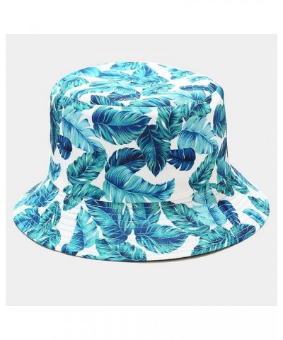 Bucket Hat for Men Women Cute Flower Print Fisherman Hats Reversible Cotton Summer Beach Cap Vacation Headwear 2-sky Blue $8....