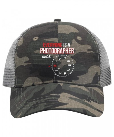 Everyones A Photographer Cap Blue hat AllBlack Mens Golf hat Gifts for Men Baseball Cap $10.58 Baseball Caps