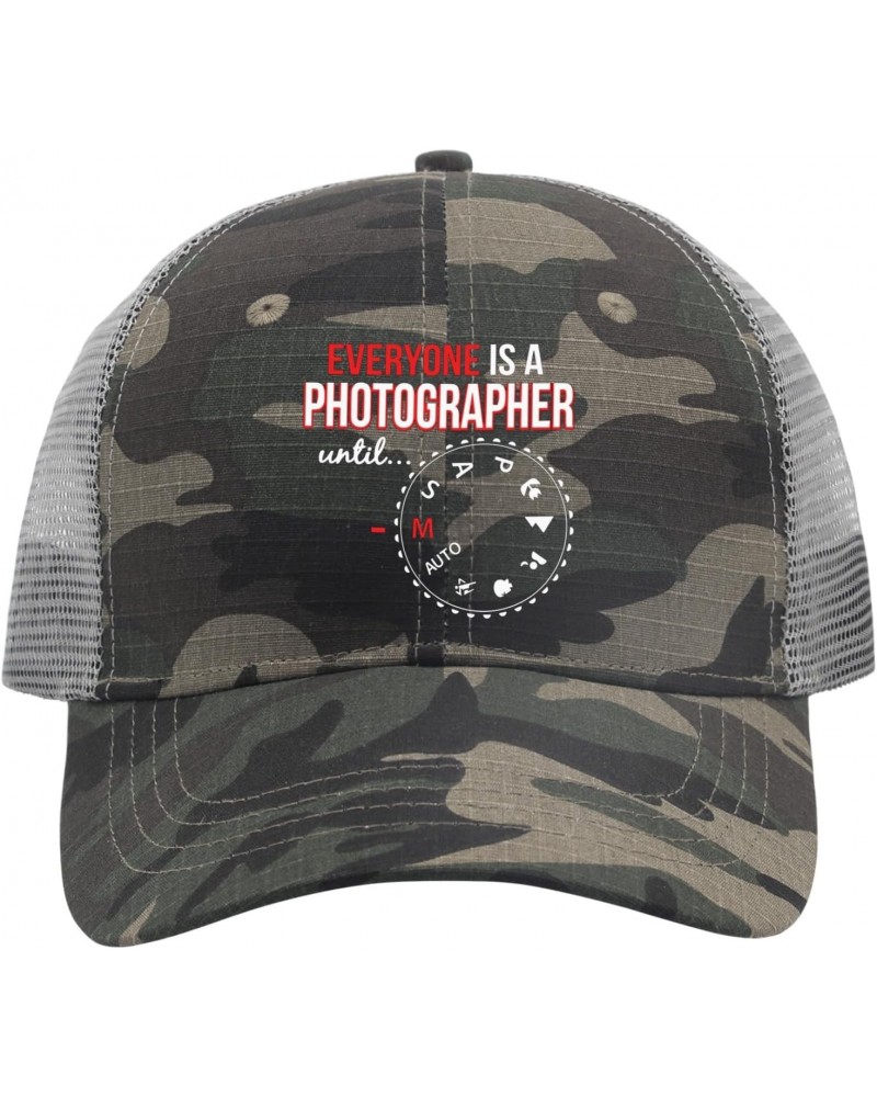 Everyones A Photographer Cap Blue hat AllBlack Mens Golf hat Gifts for Men Baseball Cap $10.58 Baseball Caps