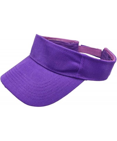 Surf Sun Visor Male Female Baseball Cap Soild Men Women Baseball Unisex Hat Tennis Cap Sun Hat Beach Hats Purple $6.11 Visors