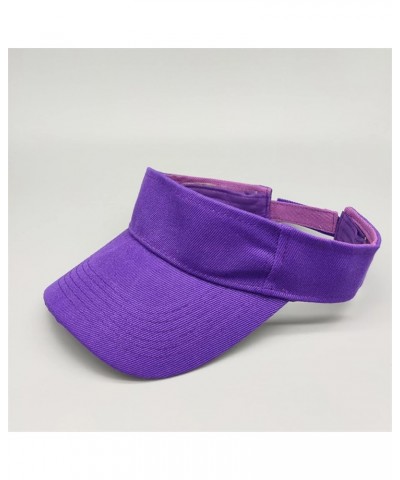 Surf Sun Visor Male Female Baseball Cap Soild Men Women Baseball Unisex Hat Tennis Cap Sun Hat Beach Hats Purple $6.11 Visors