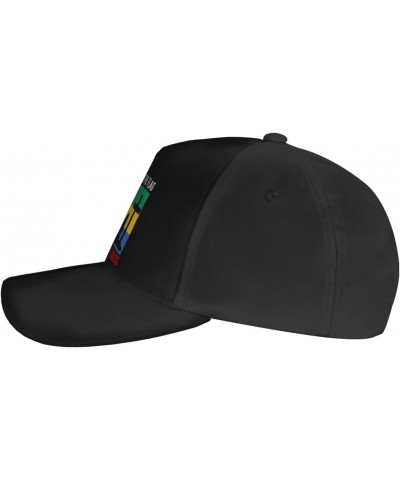 I Stand for The Gabon Flag and I Kneel for The Cross Baseball Cap Men's and Women's Baseball Hat Adjustable Casual Outdoor Br...