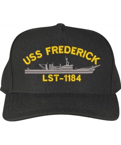 USS Frederick LST-1184 Ships Custom Embroidered Cap Black $20.97 Baseball Caps