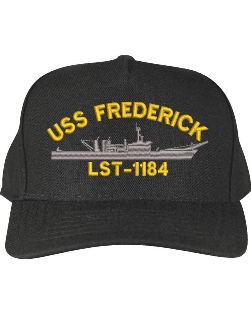 USS Frederick LST-1184 Ships Custom Embroidered Cap Black $20.97 Baseball Caps