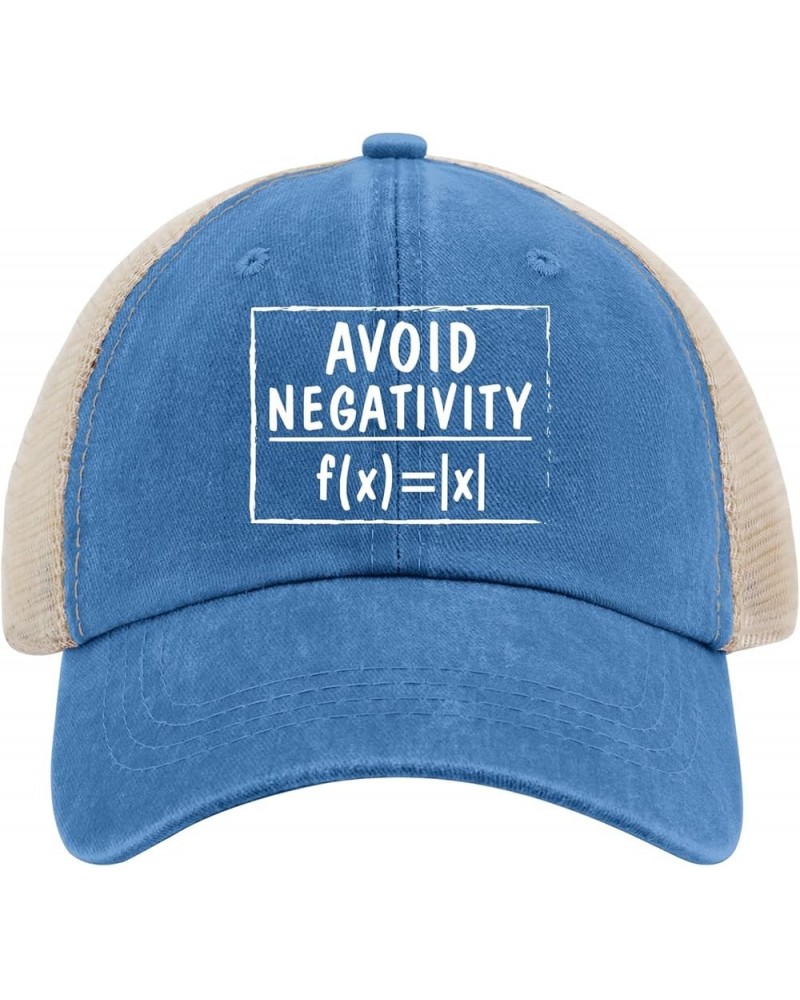 Avoid Negativity F Sun Hat Kawaii Hat AllBlack Funny Hats Gifts for Dad Baseball Cap Lake Blue $10.34 Cowboy Hats