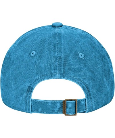 Strike The Blood Casquette Baseball Cap Cowboy Hat Unisex Denim Adults Denim Hat Adjustable Size Black Blue $10.62 Baseball Caps