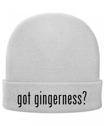 got Gingerness? - Soft Adult Beanie Cap White $16.21 Skullies & Beanies