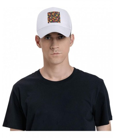 Latin America Village Festival Seamless Pattern Baseball Cap for Men Women Dad Hat Classic Adjustable Golf Hats White $8.94 B...