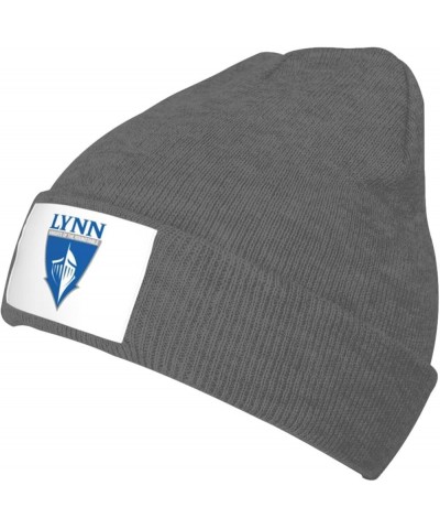 Lynn University Logo Classic Warm Winter Knit Cap Fleece Lined Beanie Hat Deep Heather $12.59 Skullies & Beanies