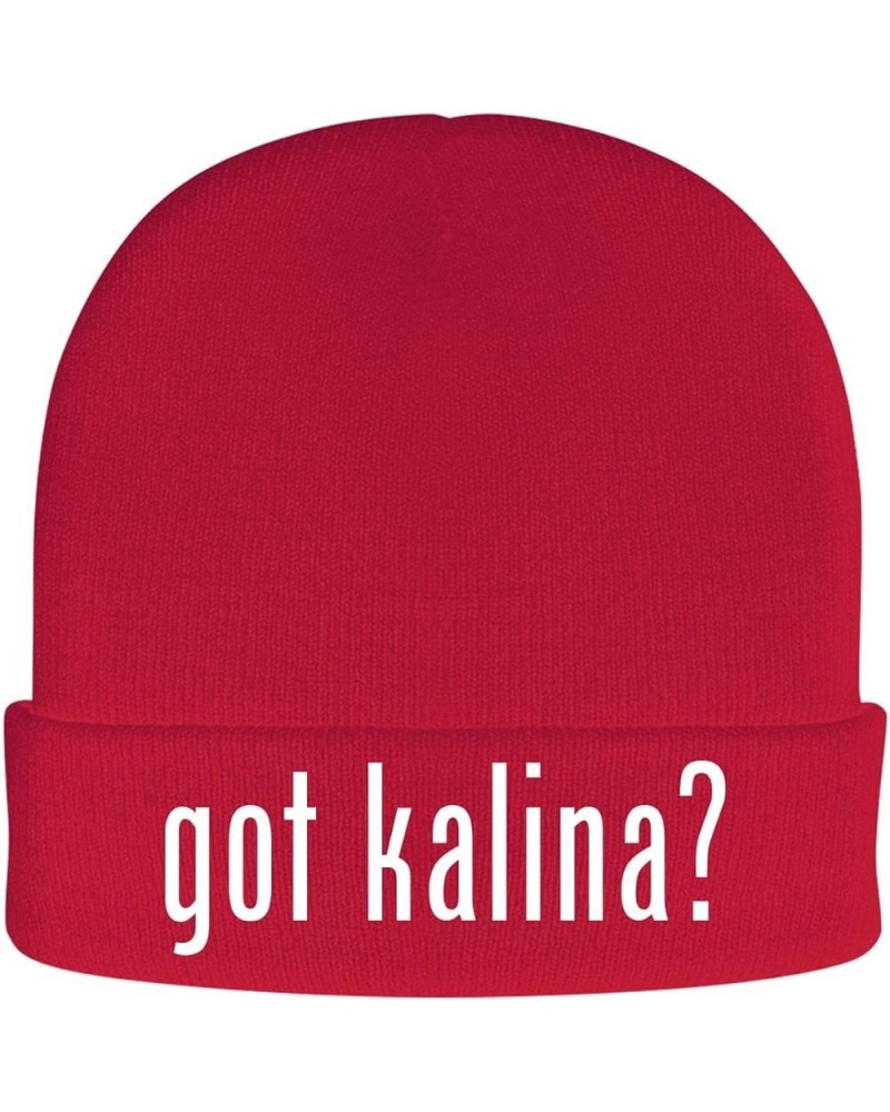 got Kalina? - Soft Adult Beanie Cap Red $14.58 Skullies & Beanies