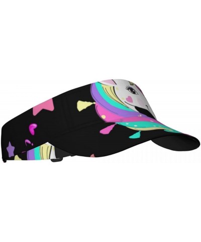 Sport Sun Visor Hats Adjustable Empty Top Baseball Cap Ball Caps for Women Men Color 471 $12.56 Visors