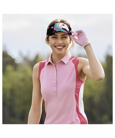 Sport Sun Visor Hats Adjustable Empty Top Baseball Cap Ball Caps for Women Men Color 471 $12.56 Visors