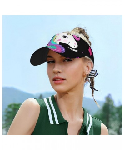 Sport Sun Visor Hats Adjustable Empty Top Baseball Cap Ball Caps for Women Men Color 471 $12.56 Visors