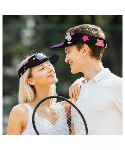 Sport Sun Visor Hats Adjustable Empty Top Baseball Cap Ball Caps for Women Men Color 471 $12.56 Visors