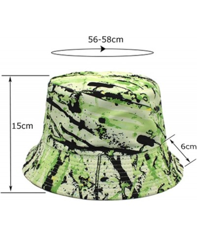 Camouflage Womens Autumn and Winter Printed Fisherman Hat Mens All Travel Tie Dye Summer Bucket Hats for Women Grey $10.58 Bu...