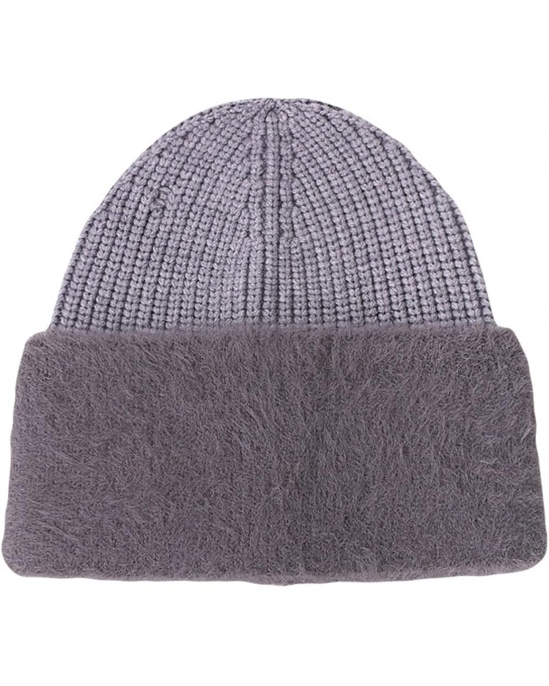 Slouchy Beanie Unisex Autumn Winter Hat Pearls Knit Hat Outdoor Casual Skull Beanies Female Skull Cap Beanie Hat Gray E $14.8...