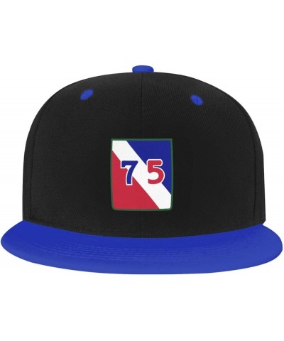 75e Division D'infanterie (USA) Baseball Cap for Men Women Snapback Hat Adjustable Flat Bill Hats Blue $12.36 Baseball Caps