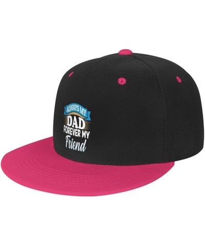 Father s Day Handwritten Edition Baseball Cap for Men Women Snapback Hat Adjustable Flat Bill Hats Pink $10.14 Baseball Caps