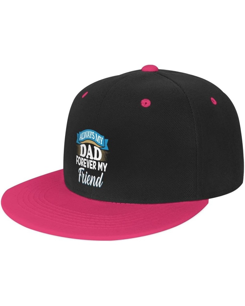 Father s Day Handwritten Edition Baseball Cap for Men Women Snapback Hat Adjustable Flat Bill Hats Pink $10.14 Baseball Caps