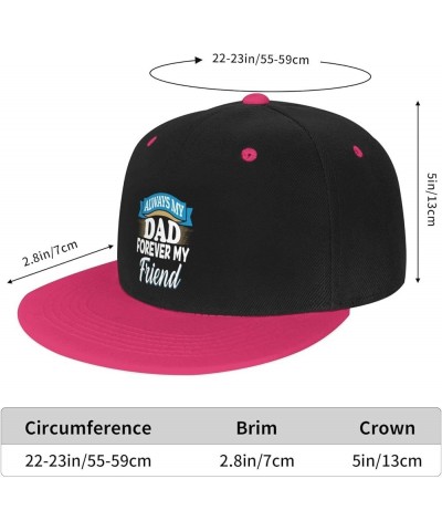 Father s Day Handwritten Edition Baseball Cap for Men Women Snapback Hat Adjustable Flat Bill Hats Pink $10.14 Baseball Caps