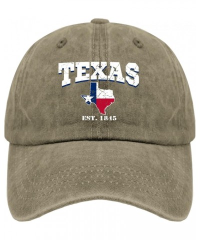 Texas 1845 Vintage Longhorn Cowboy Hats for Men Baseball Cap Soft Washed Workout Hats Adjustable Pigment Khaki $10.82 Cowboy ...