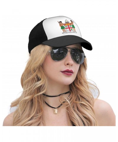 Coat of arms of Fiji Baseball Cap for Men Women Hat Adjustable Breathable Classic Baseball Cap Dad Hats Black $9.46 Baseball ...