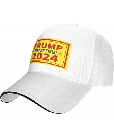 Trump You're Fired 2024 Baseball Cap for Men Women Adjustabl Unisex Golf Dad Hat White $12.36 Baseball Caps