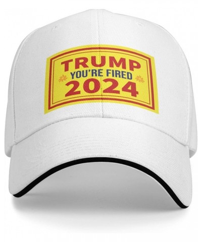 Trump You're Fired 2024 Baseball Cap for Men Women Adjustabl Unisex Golf Dad Hat White $12.36 Baseball Caps