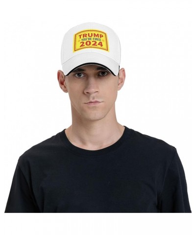 Trump You're Fired 2024 Baseball Cap for Men Women Adjustabl Unisex Golf Dad Hat White $12.36 Baseball Caps