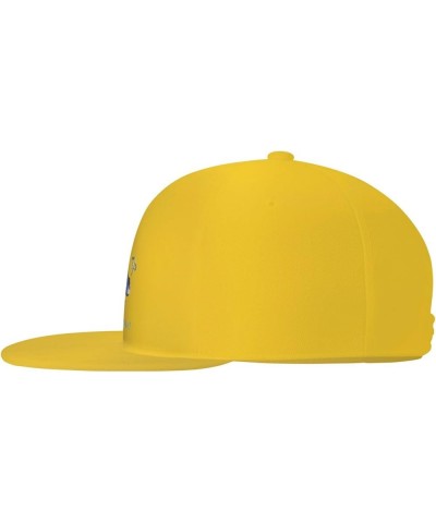 Adjustable Capricorn Horoscope Snapback Hat for Men Women Baseball Cap Dad Hats Yellow $12.68 Baseball Caps