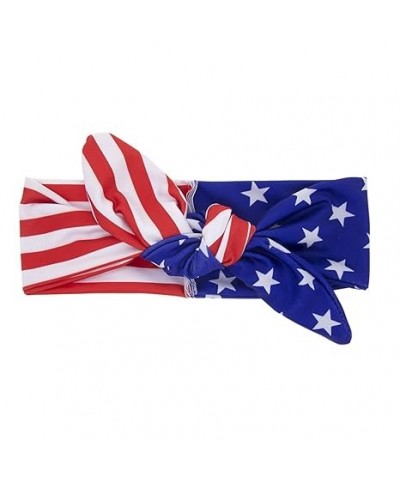 4th of July Headband Beautiful Bow Design Of The Independence Day Parent Child Features Red White and (Red, M) 1 Count (Pack ...