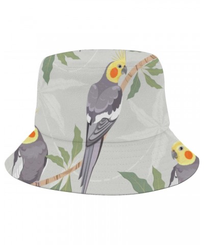 Cool Bucket Hat Parrot Pattern Bucket Hat Parrot Vintage Mens Hat for Travel Accessories for Camping Must Haves $7.77 Bucket ...