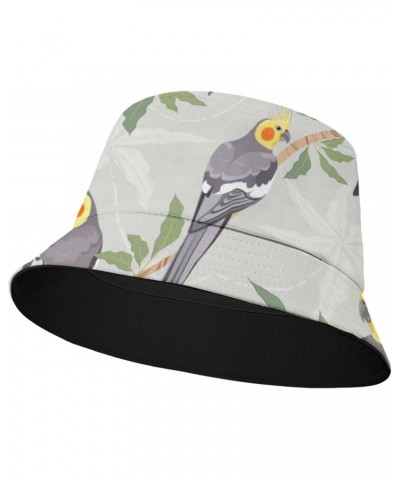 Cool Bucket Hat Parrot Pattern Bucket Hat Parrot Vintage Mens Hat for Travel Accessories for Camping Must Haves $7.77 Bucket ...