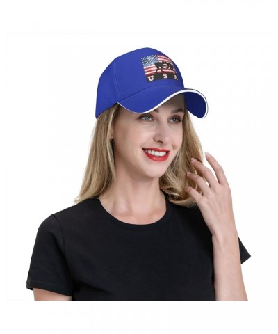 USA Wrestling Sandwich Cap Unisex Classic Baseball Capunisex Adjustable Casquette Dad Hat Blue $13.91 Baseball Caps